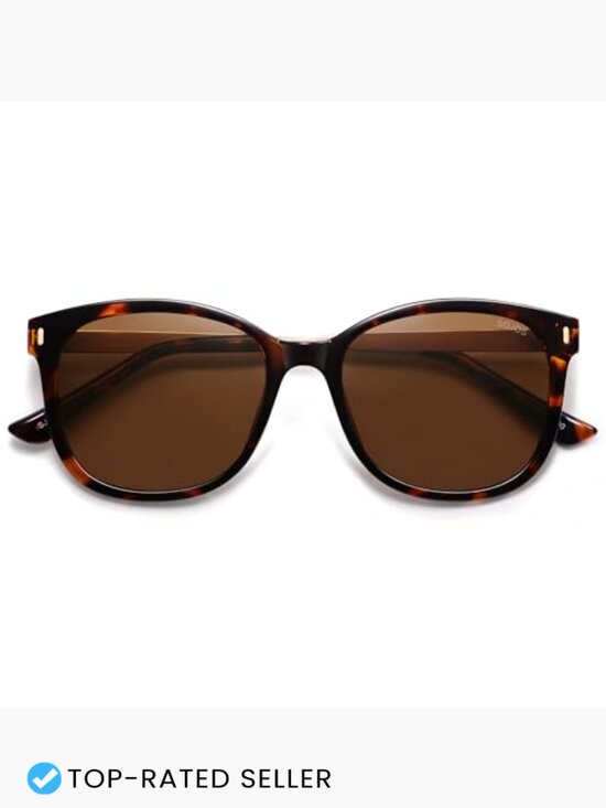 Classic Square Polarized Sunglasses Oversized Retro Trendy UV Protection main image 7
